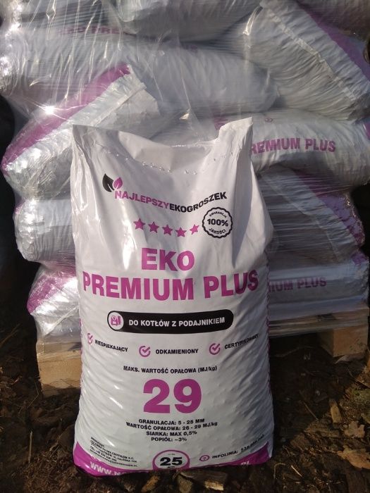 Węgiel Groszek Premium Plus 29MJ Workowany Suchy Transport HURT/DETAL