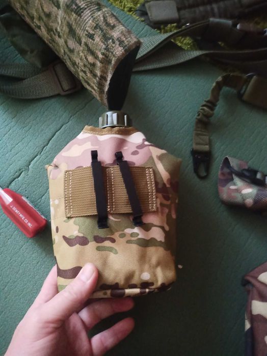 Фляга для води (рідини) харчова в чохлі