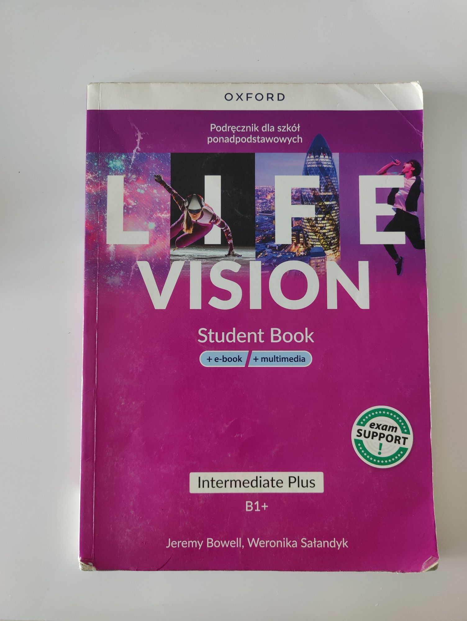 Podręcznik do klasy 1 język angielski Life Vision B1+