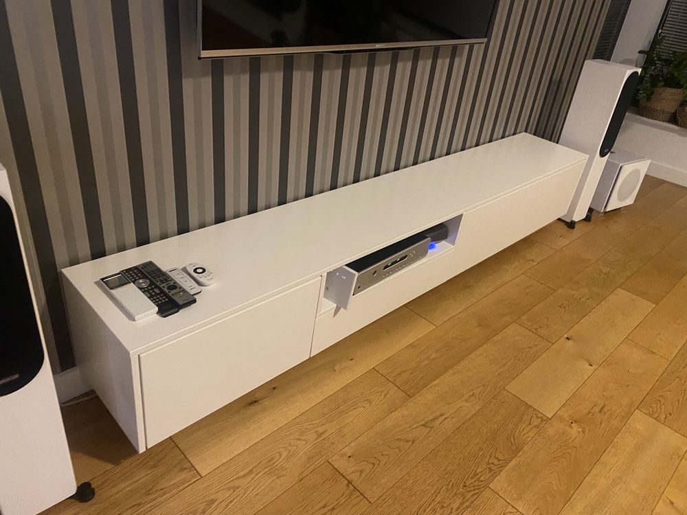 Komoda TV biala MDF