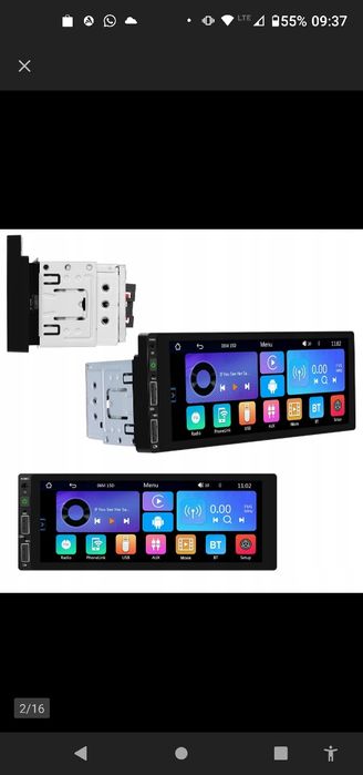 Radio samochodowe 1din 6886C