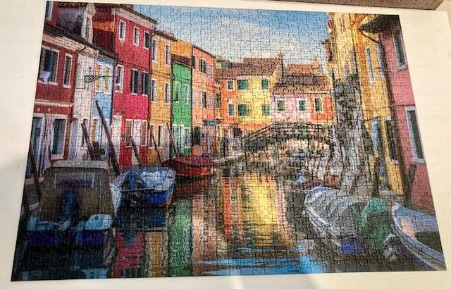 Puzzle Itália: Burano - 1000 Peças - Ravensburger - COMO NOVO