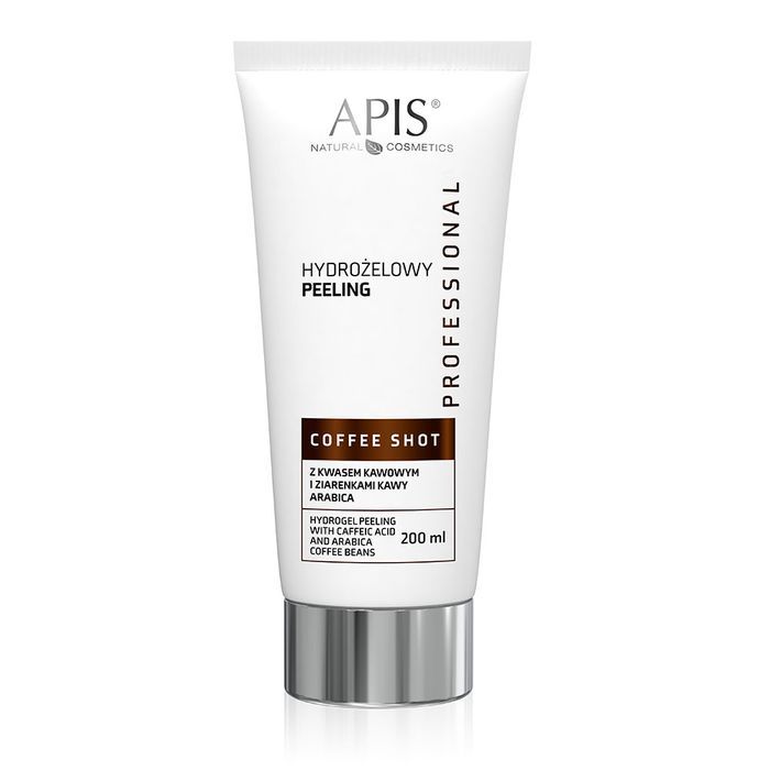 Hydrożelowy peeling do twarzy z kwasem kawowym i ziarenkami kawy 200ml