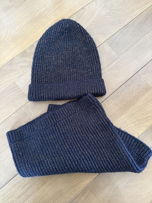 Комплект шапка та шарф для дівчинки