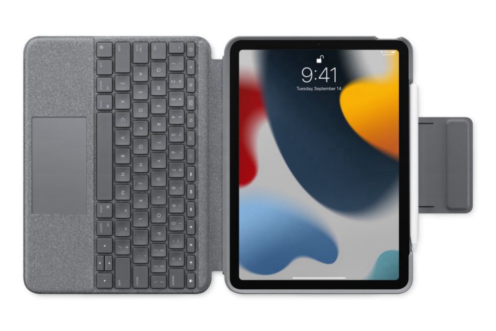 NOVO Keyboard iPad Air, Folio Touch da Logitech