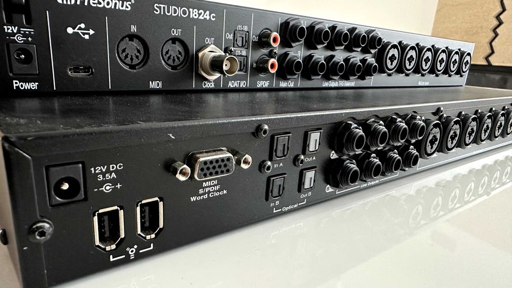 M-Audio Profire 2626 + Presonus Studio 1824c