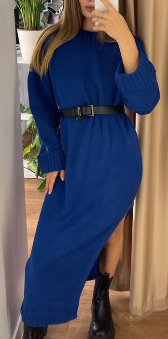 Сукня в'язана ( машинна в'язка)