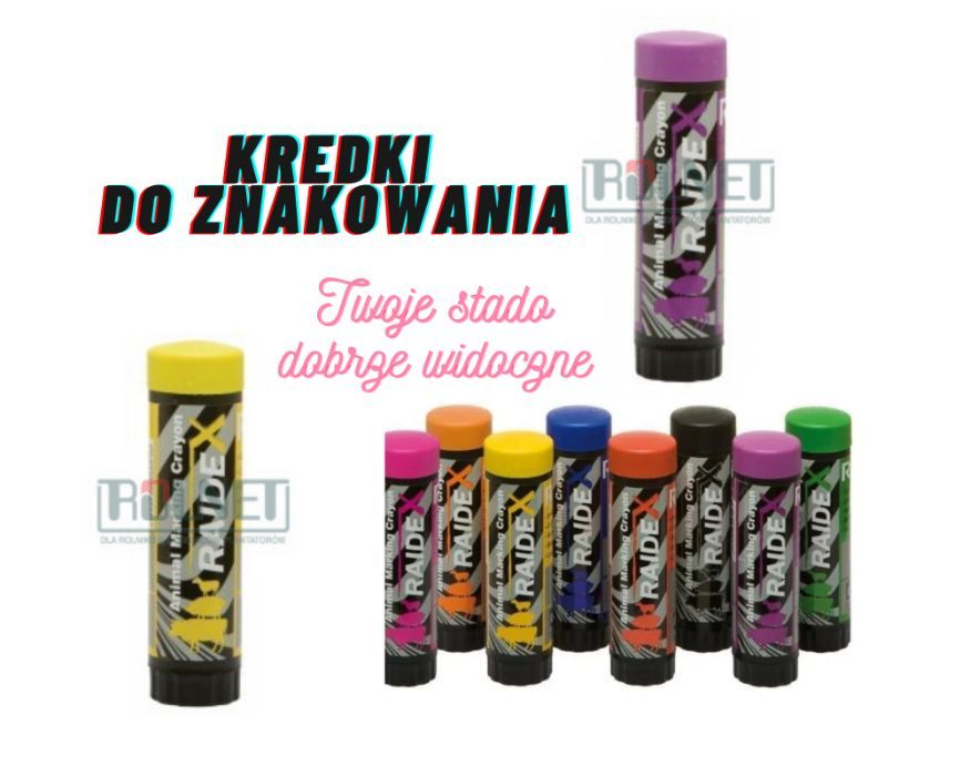 Kredka do znakowania RAIDEX, 60 g, różne kolory