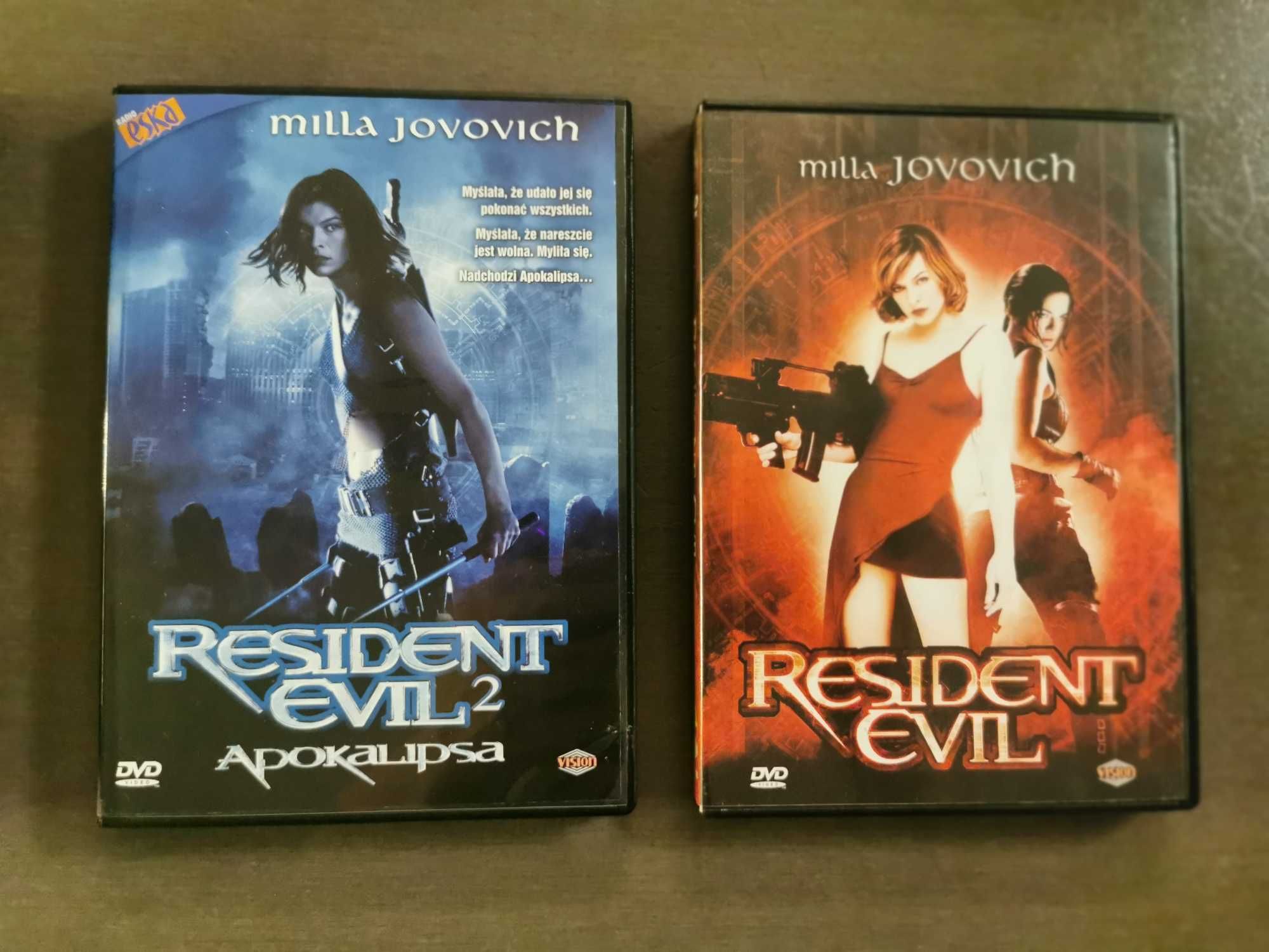 Resident Evil 1 i 2 - Milla Jovovich - film DVD