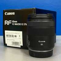 Canon RF 85mm f/2 Macro IS STM (NOVA - 3 ANOS DE GARANTIA)