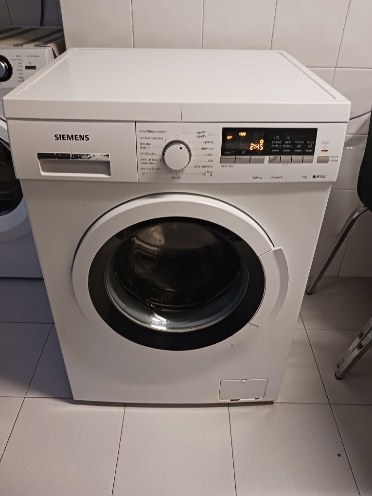 Maquina de lavar 8kg  Siemens iQ500 IQdrive Isensoric