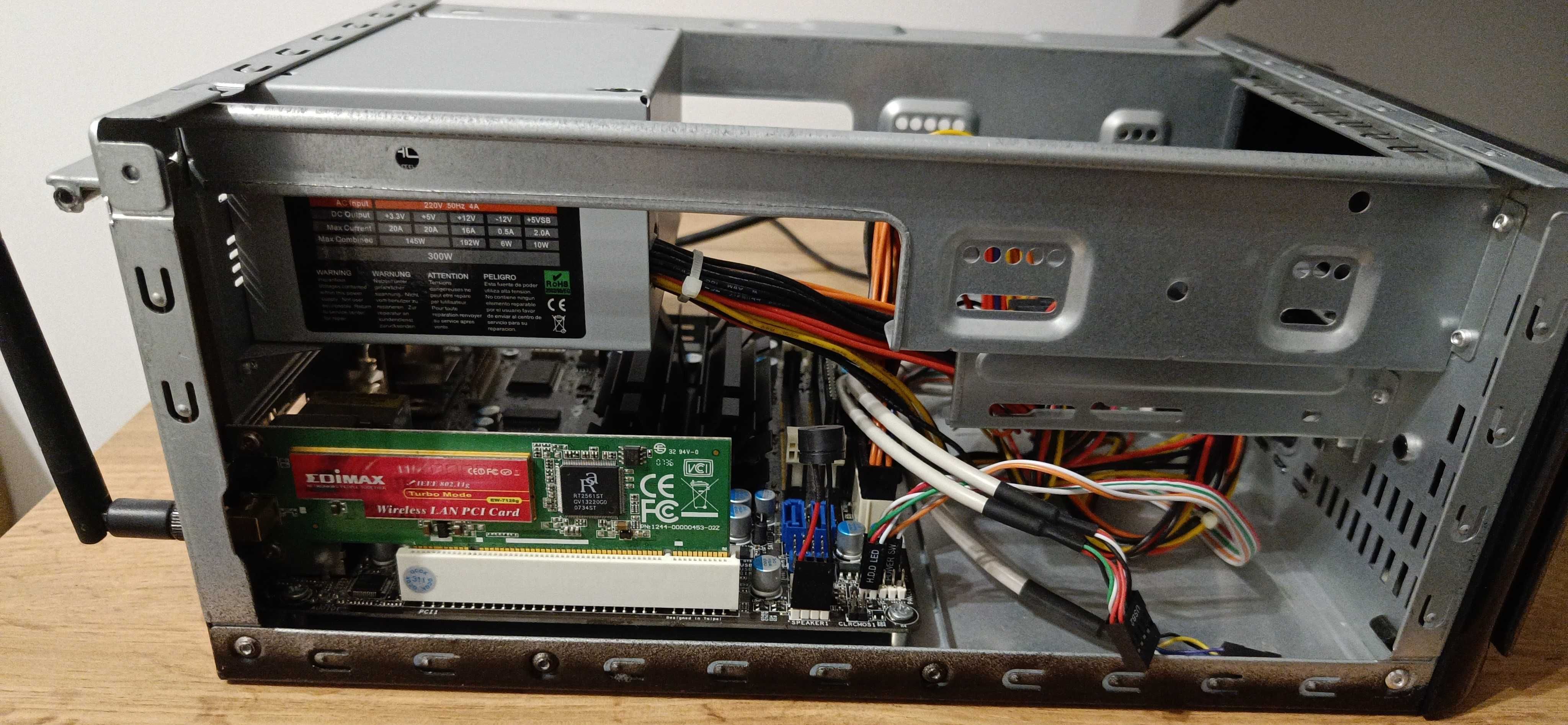 Obudowa ITX + ASRock AD2550-ITX, 2GB DDR3