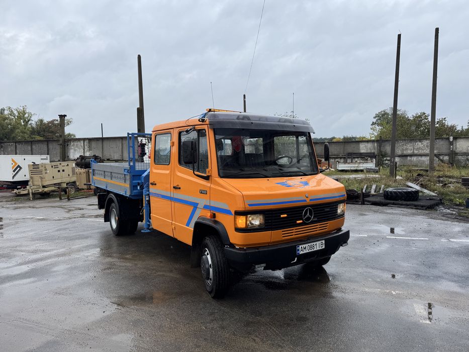 Mercedes 711 самоскид-маніпулятор