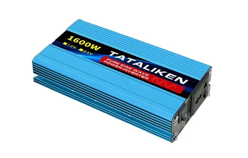 Інвертор перетворювач напруги з 12в на 220в 1600ват чистий синус