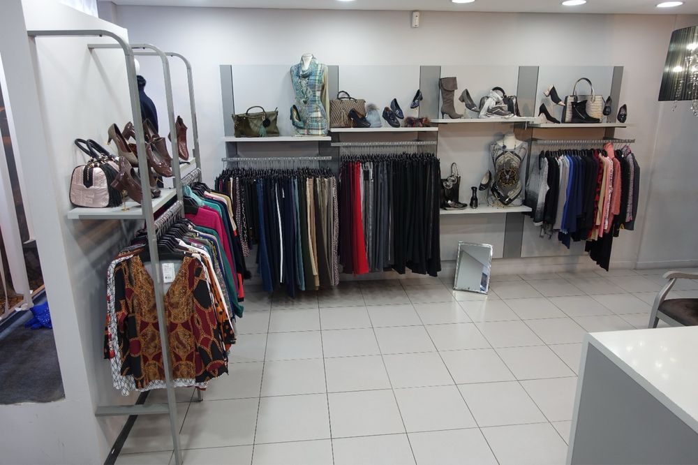 Estrutura metalica para exposicao de loja