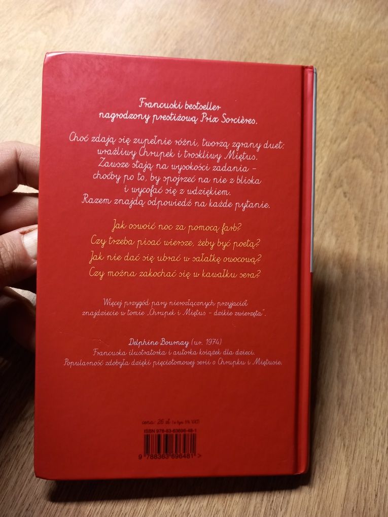 Książka "Chrupek i Miętus" Delphine Bournay Wojciech Mann Dwie Siostry