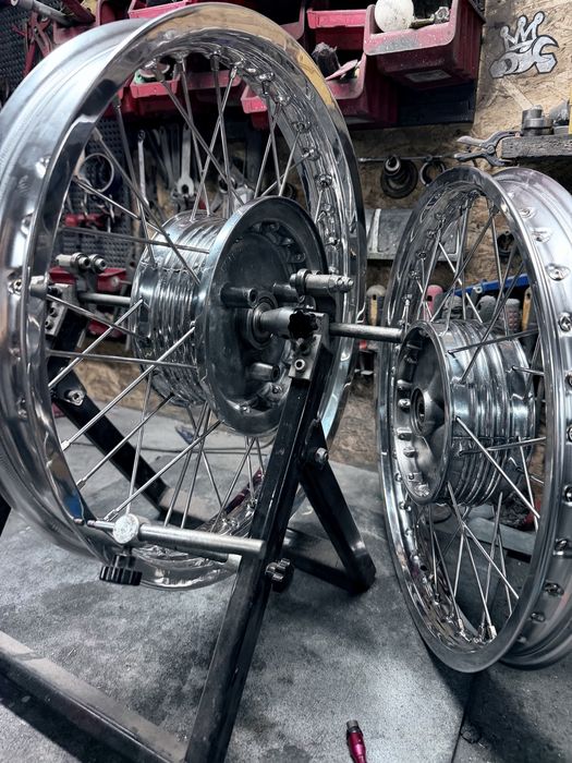 Koła mz etz 250 251 es trophy renowacja zaplatanie centrowanie koło