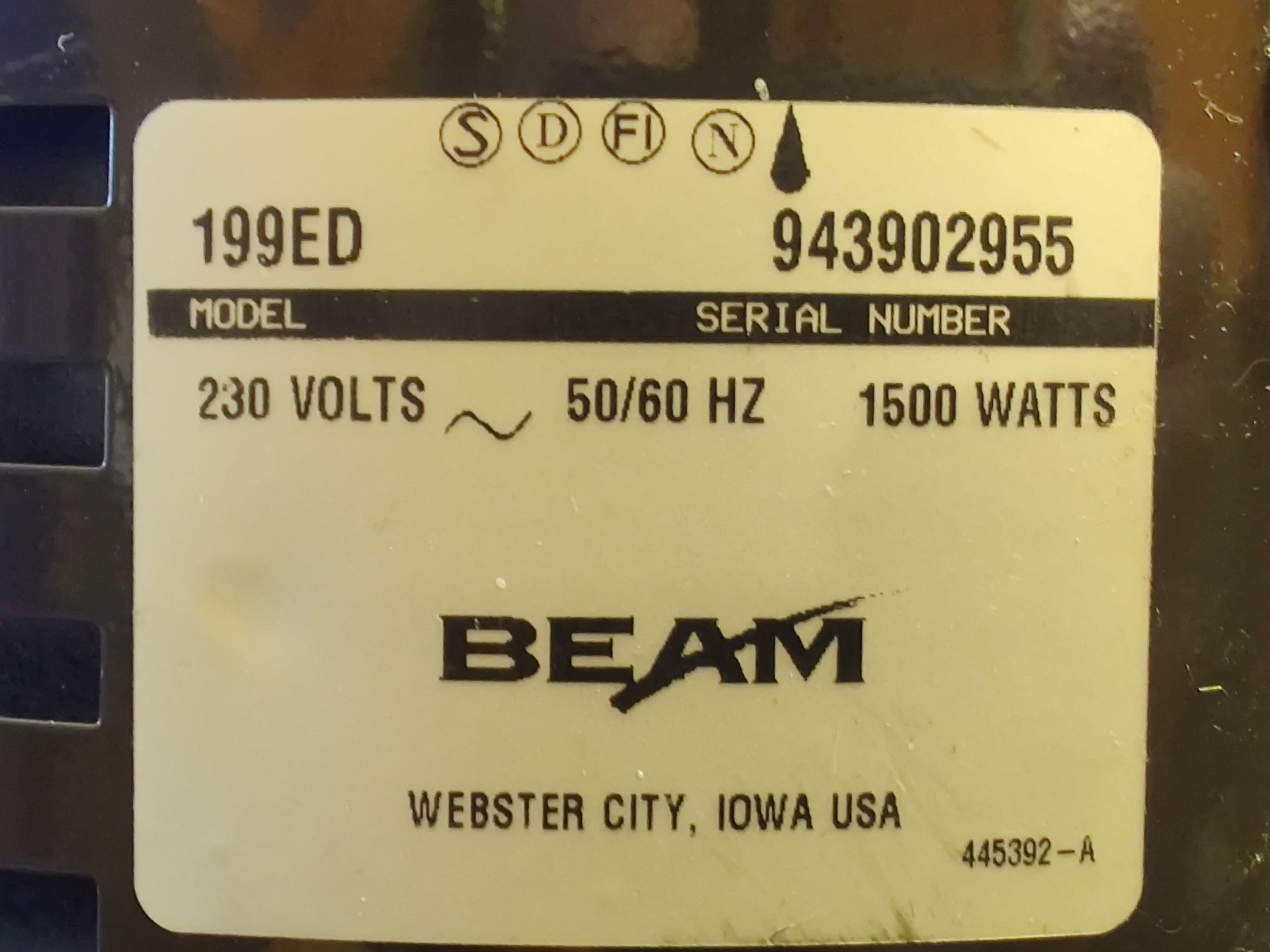Odkurzacz centralny Beam 199ED