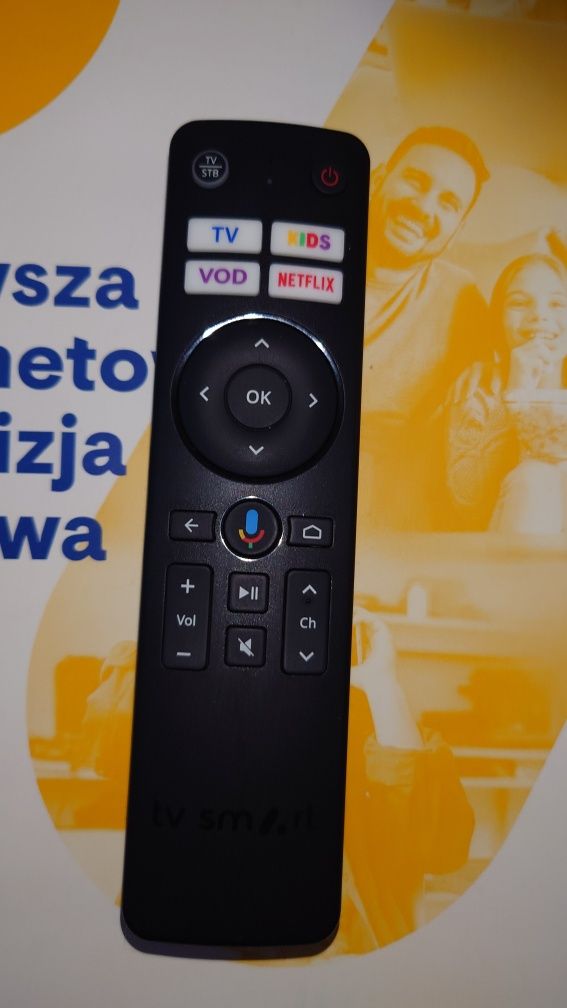 Pilot Smart TV Box  dekoder Vectra bluetooth oryginał