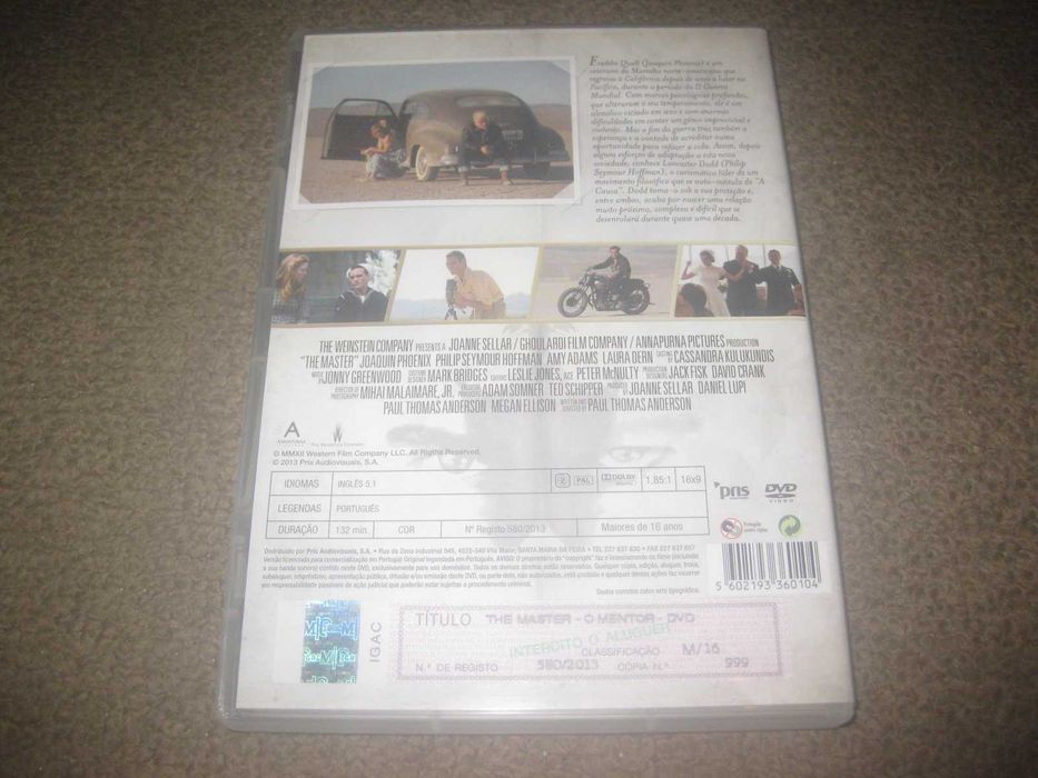 DVD "O Mentor" com Joaquin Phoenix