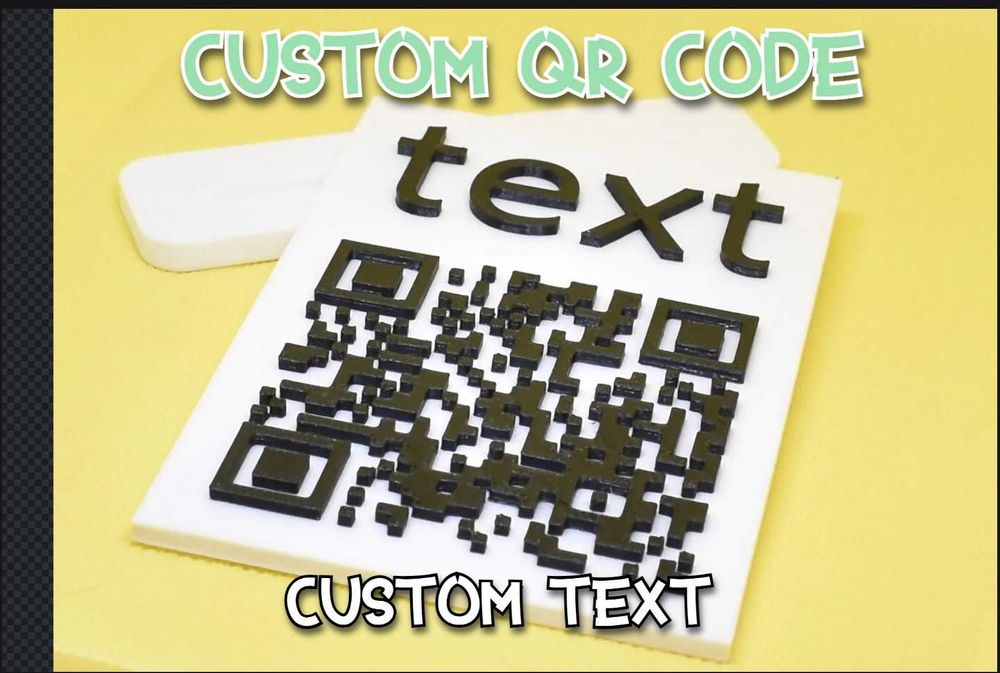 Placa com codigo QR customizavel