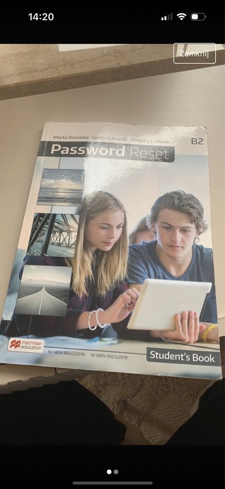 Password Reset podręcznik B2