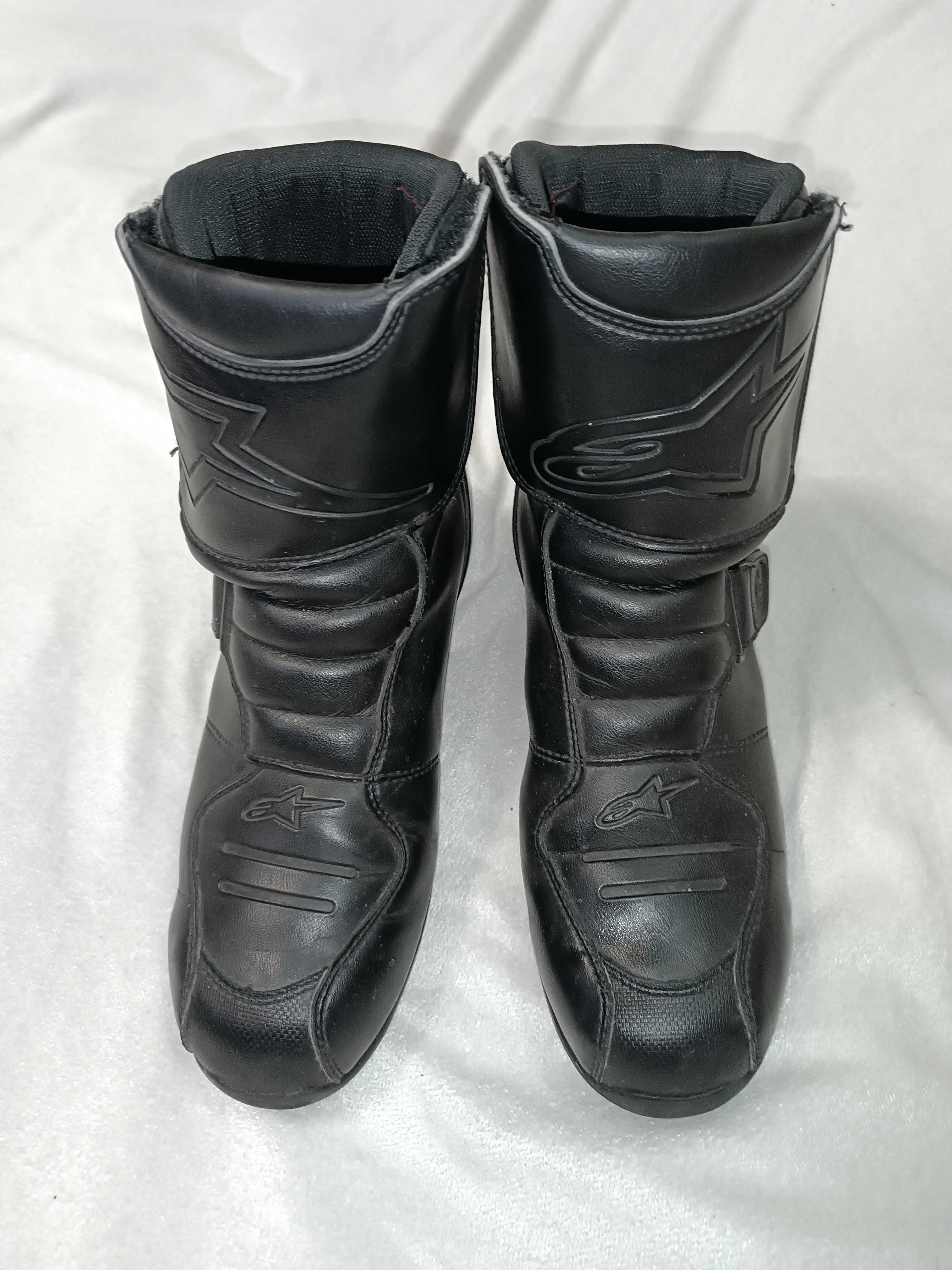 Мото ботинки Alpinestars Waterproof Италия кожаные мотоботинки 43 р