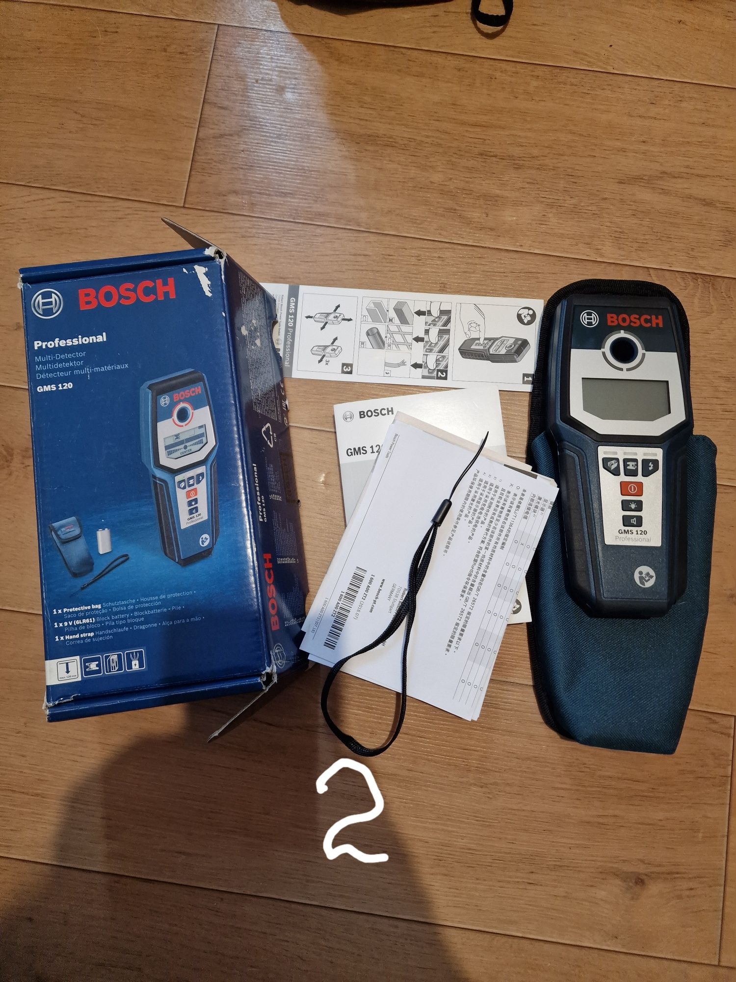 Детектор прихованої проводки Bosch gms 120