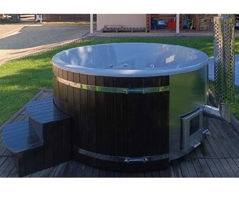 Balia ogrodowa, beczka, piec wewnętrzny, jacuzzi producent