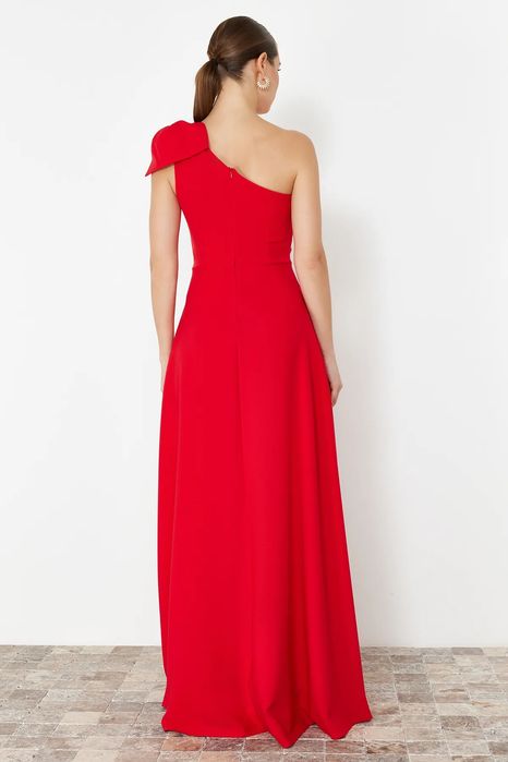 Trendyol 38 M Czerwona Sukienka Maxi J27918