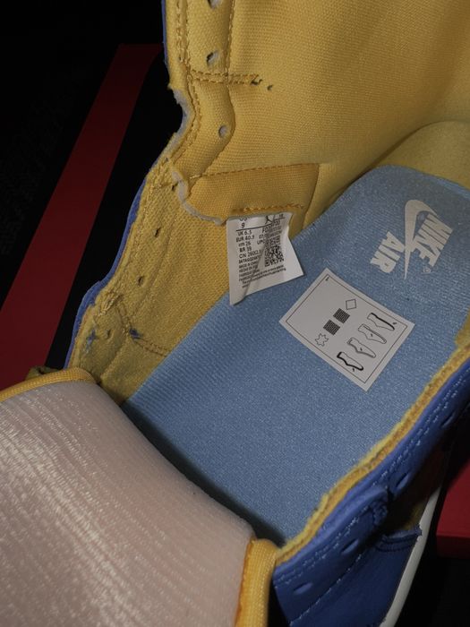 Air Jordan 1 High OG "Reverse Laney" sneakers