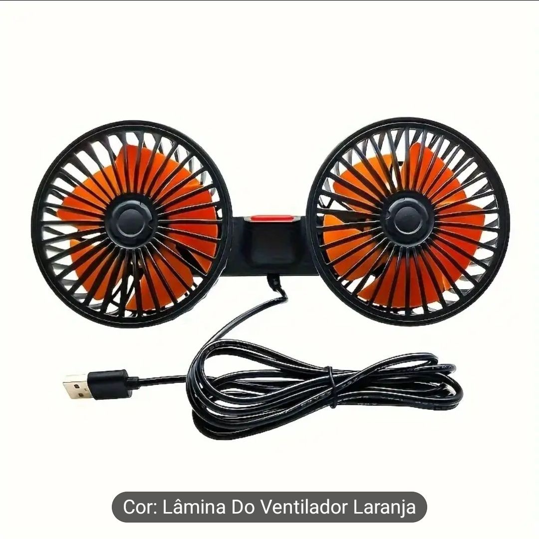 Ventilador duplo para encosto de banco