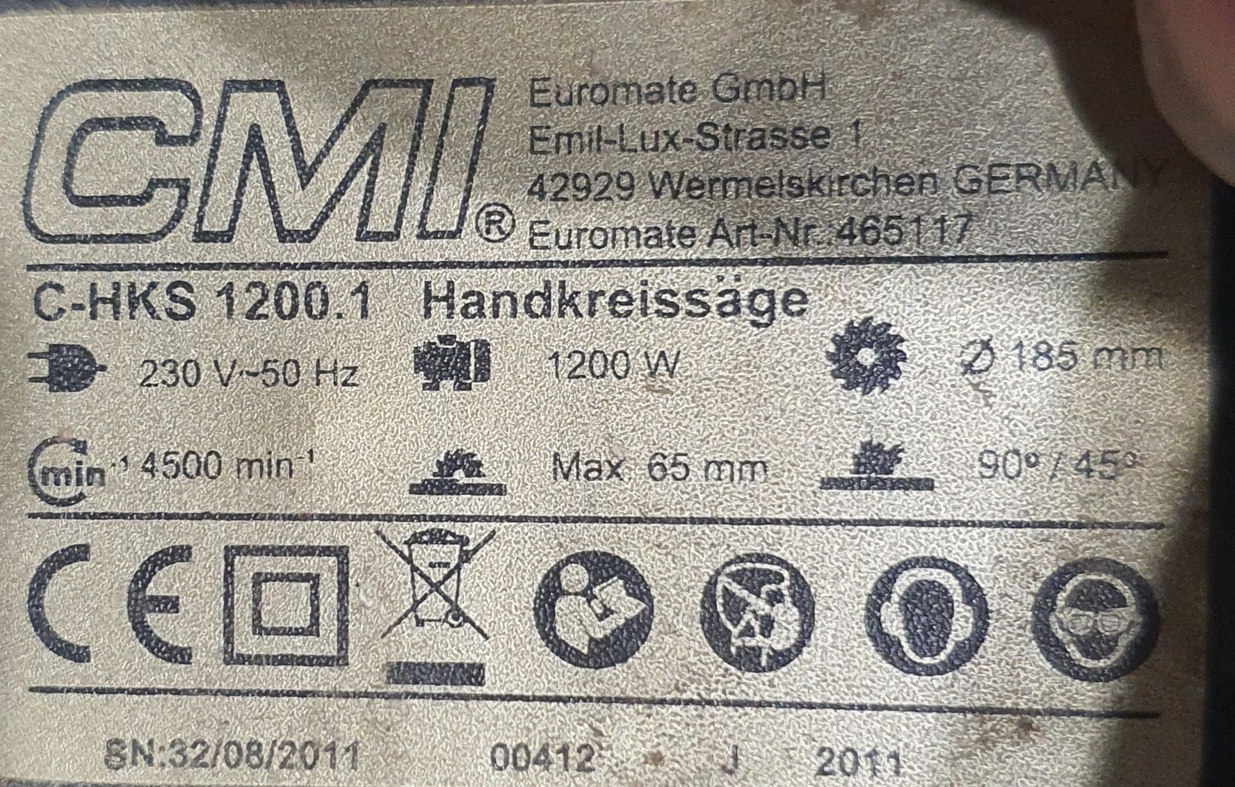Pilarka cmi c-hks1200.1