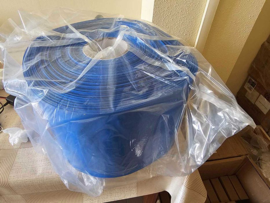 Термоусадка для аккумуляторных батарей 140 и 190мм, синяя 25грн метр.