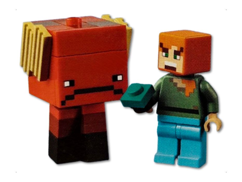 Klocki LEGO Minecraft Bitwa na moście Netheru 21266