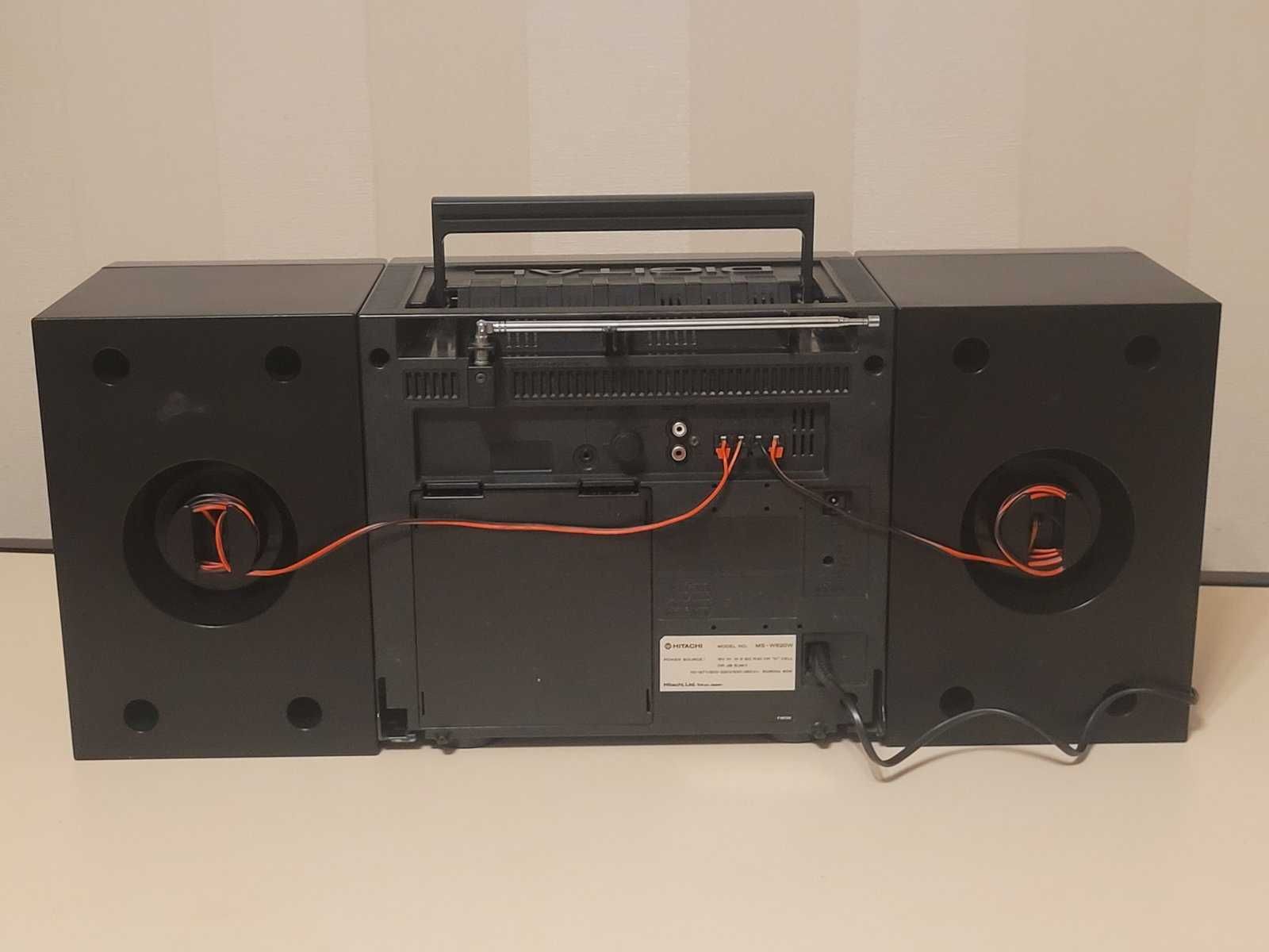 HITACHI MS-W620W Stereo Radio Cassette Recorder