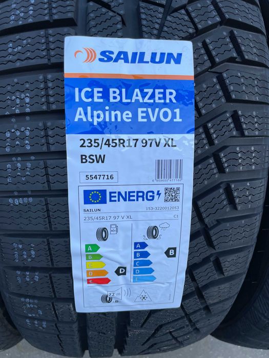 Okazja opony zimowe 235/45R17 97V XL SAILUN ICE BLAZER ALPINE EVO1