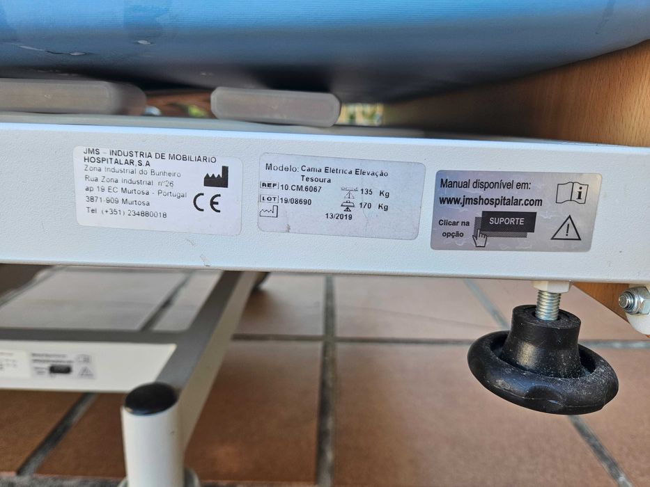 Cama Articulada Elétrica Hospitalar com Elevação Tesoura JMS