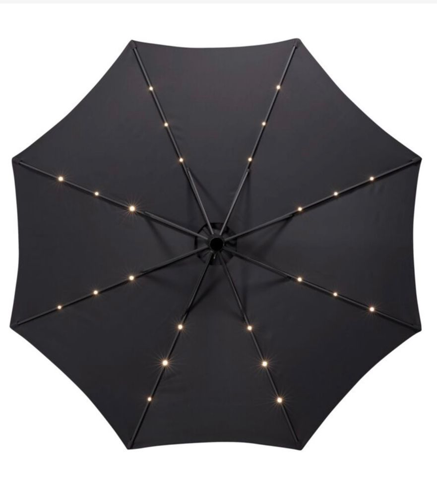 Parasol z lampkami led