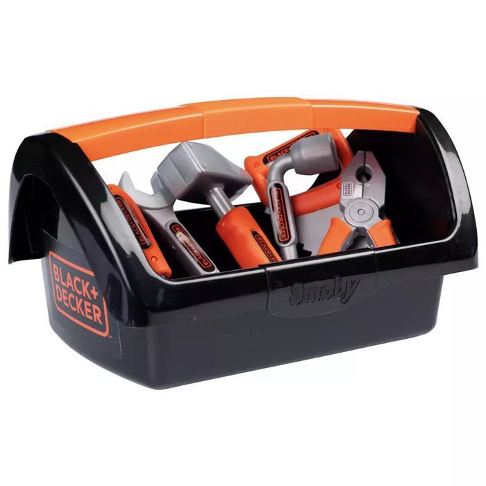 Black & Decker. Skrzynka z narzędziami + 6 akcesoriów. Smoby