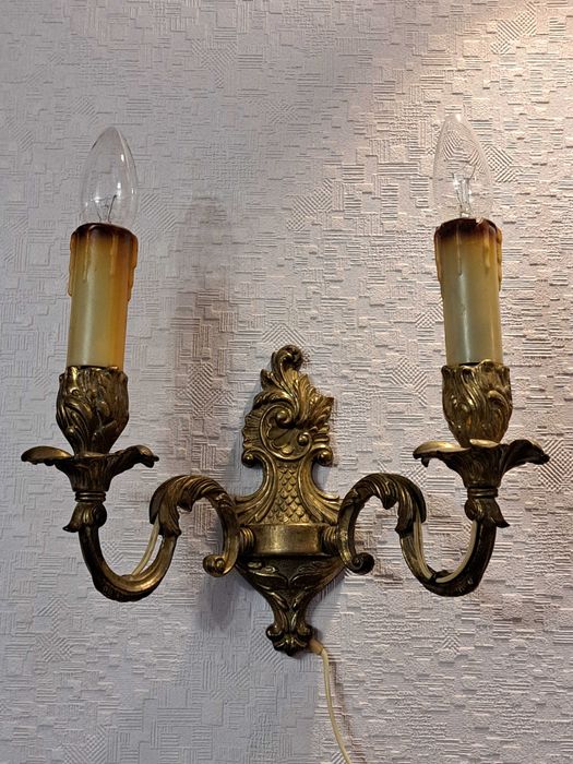 Светильник бронзовый СССР  - латунь, бронза.