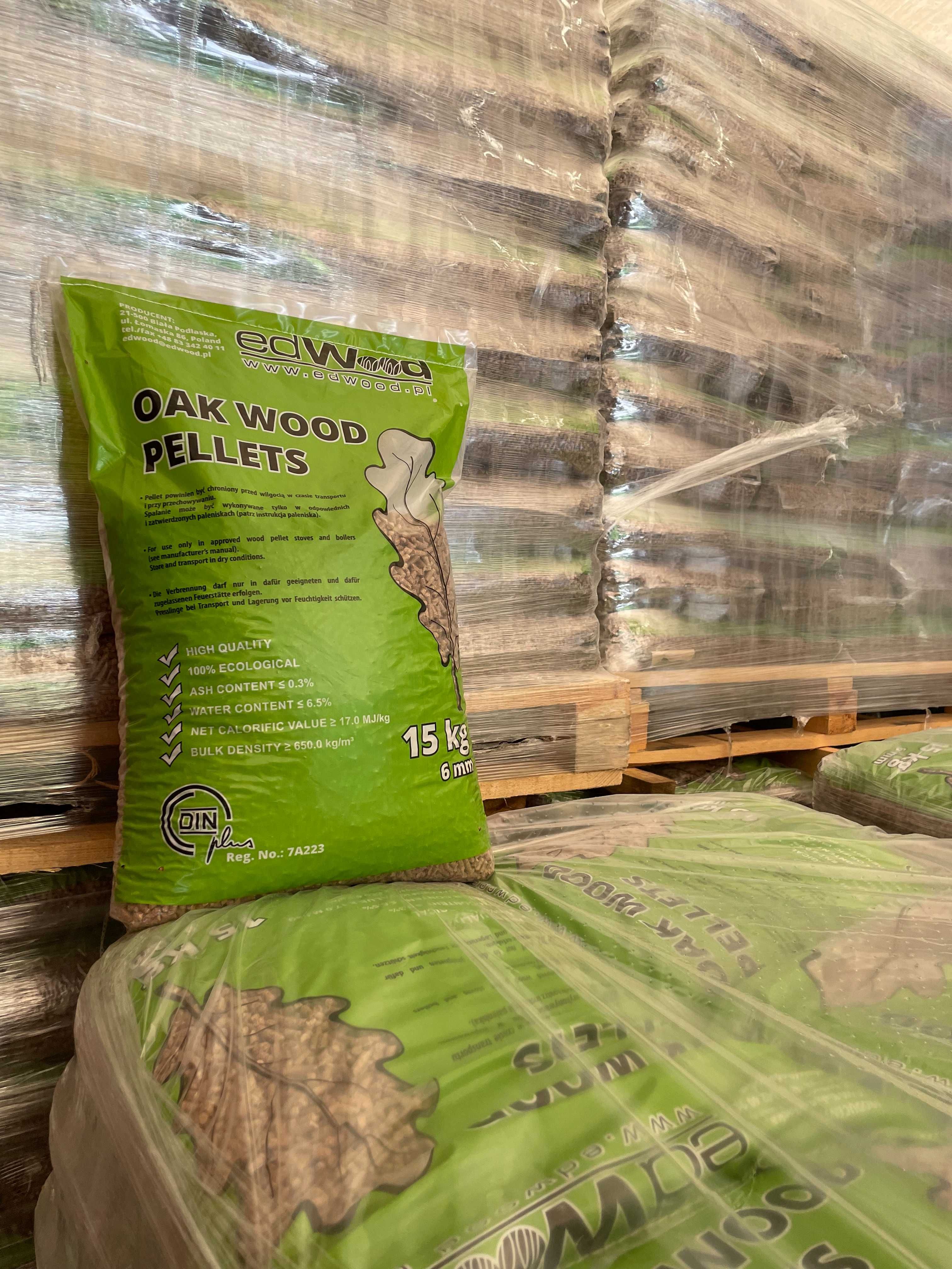 Pelet  Pellet dębowy edwood 6 mm din plus - A 1