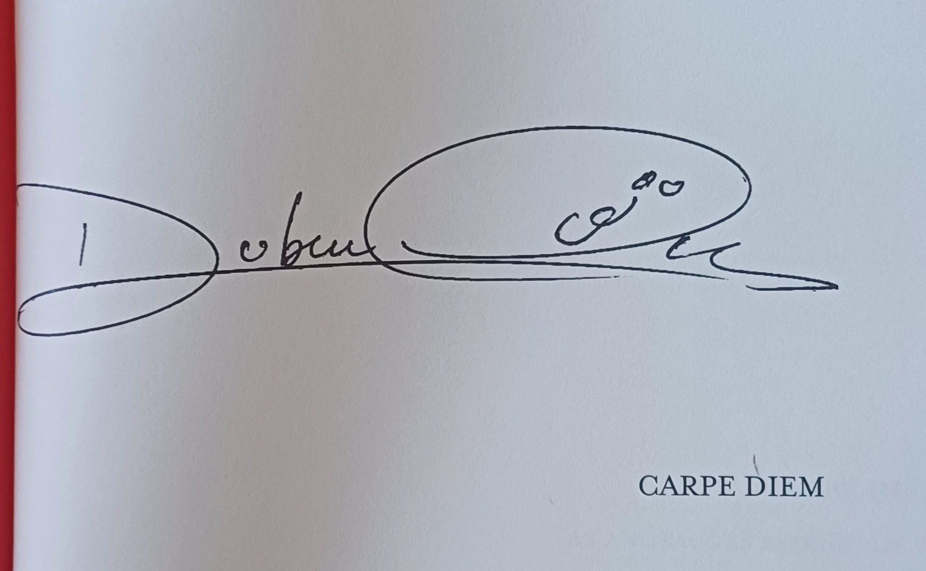 Carpe Diem Rubem Alves com assinatura do Autor 1a. Edç