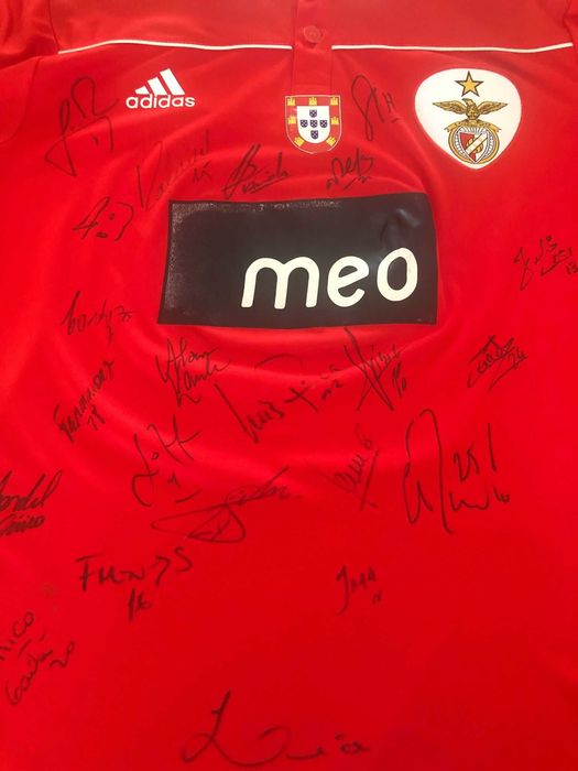 Camisola Benfica Época 10/11 Usada em Jogo