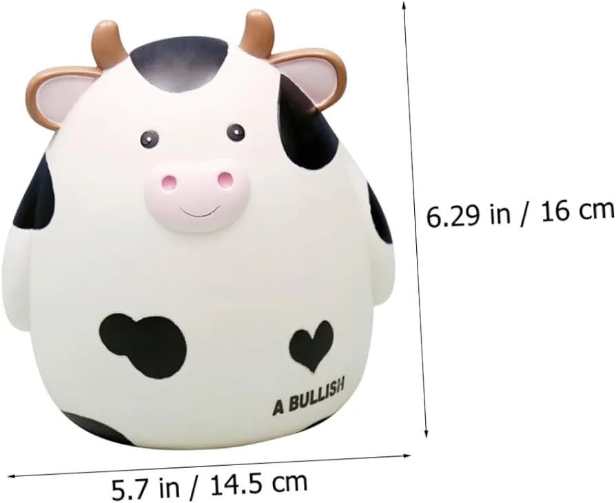 Krowa Skarbonka Figurka Chińskiego Zodiaku Zabawka Dla Dzieci