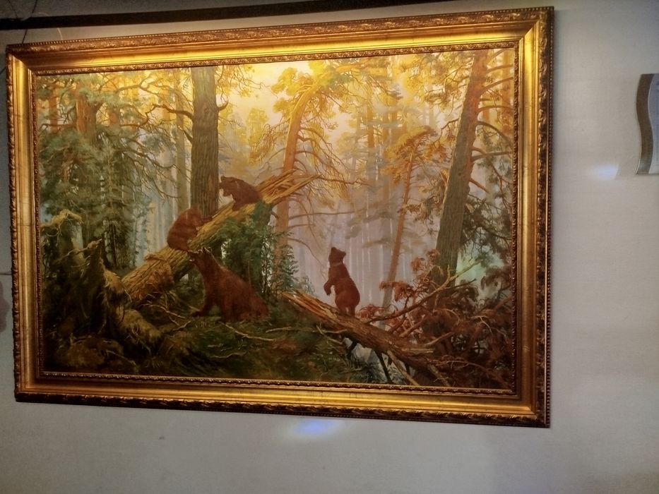 Картина Шишкина, ранок в сосновому лісі.