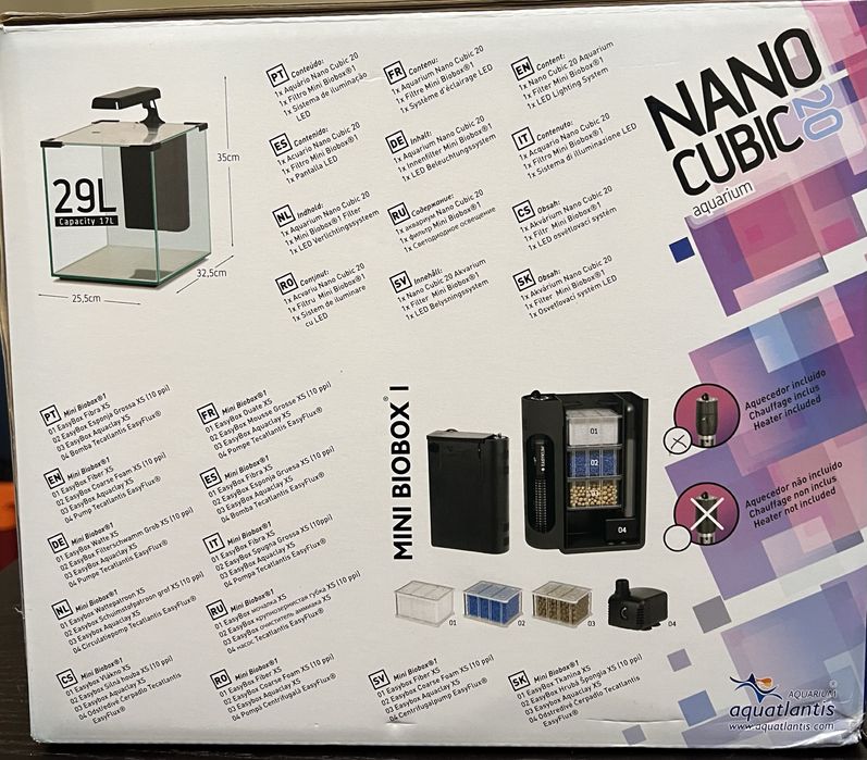 Aquário Nano Cubic 20