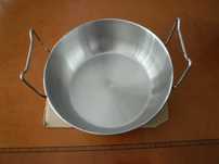 Fritadeira inox 25 cm