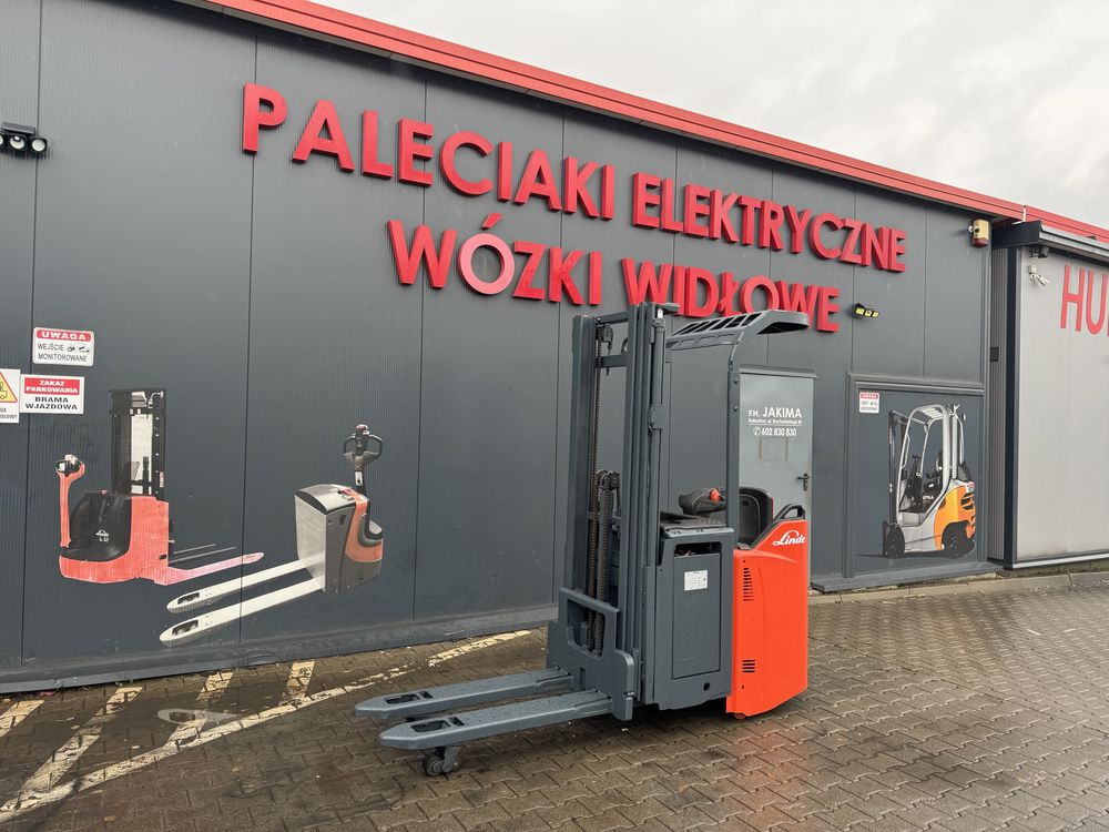 Paleciak elektryczny Linde 480 cm 1400 kg 2017 r