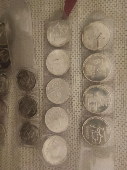 Colecção moedas e medalhas